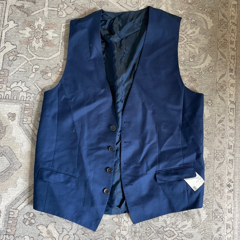 Hugo boss men’s vest 44L blue